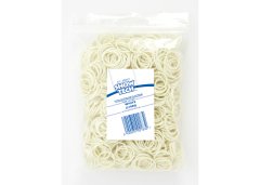 Wrap Bands White - 1000 pcs Wrapping Bands